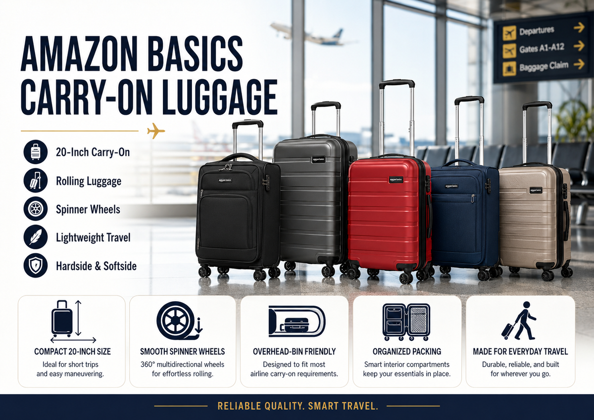 Featured image for Amazon Basics Carry-On Luggage Review: Is It Worth Buying?