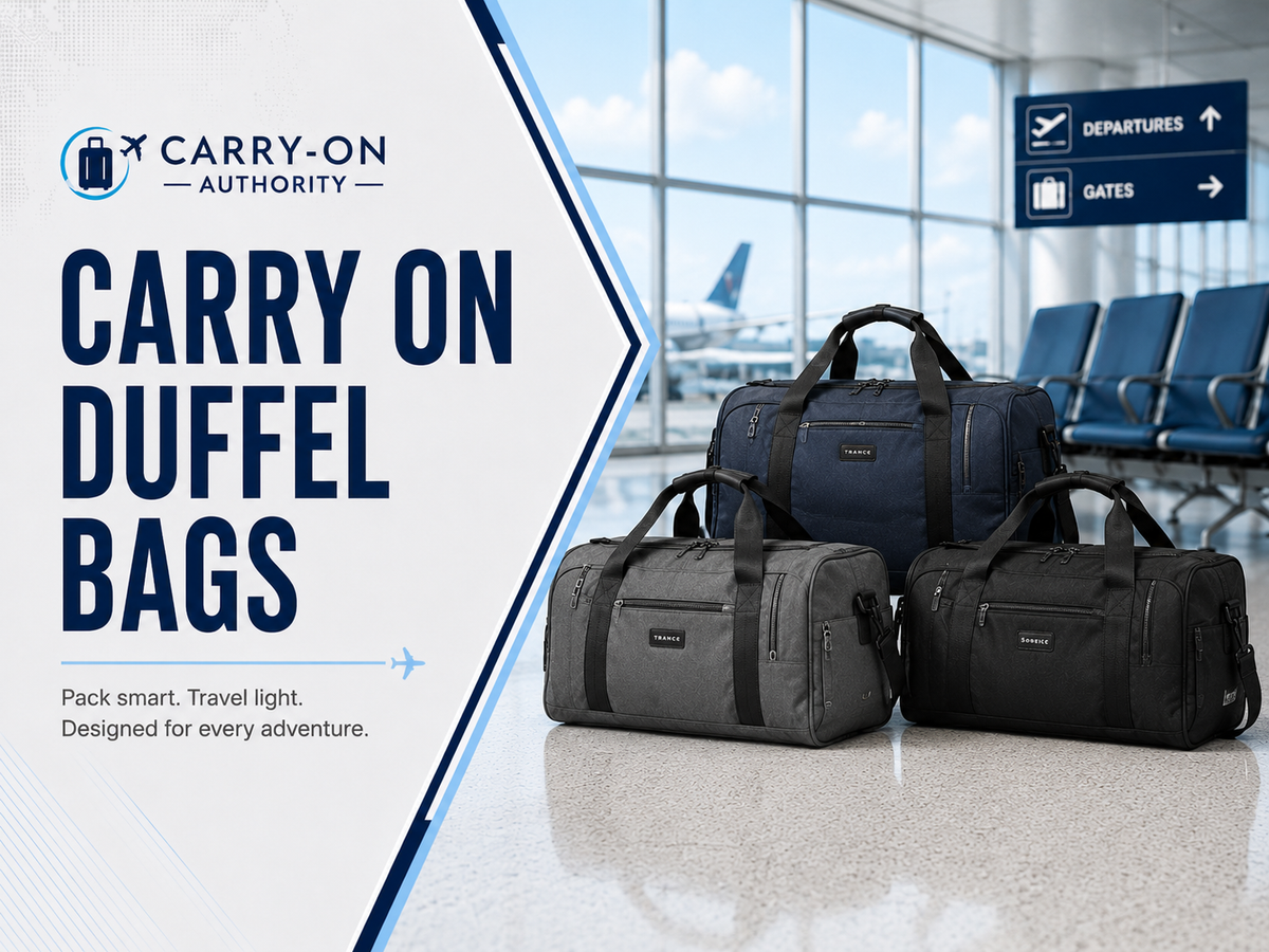 Garment bag folded for carry-on travel on Southwest Airlines