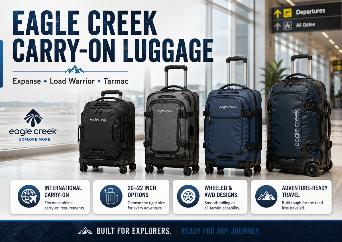 Featured image for Eagle Creek Carry-On Luggage Review: Worth It?