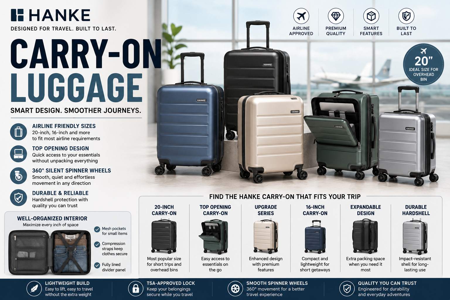 Featured image for Hanke Carry-On Luggage Review: Is This the Best Travel Companion?