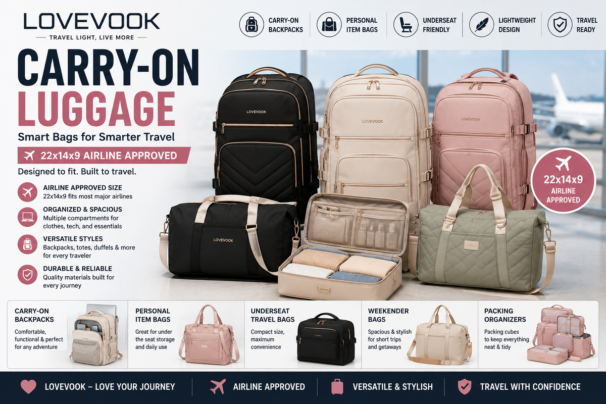 Featured image for LOVEVOOK Carry-On Luggage vs BAGSMART: Which Is Best for Travel?