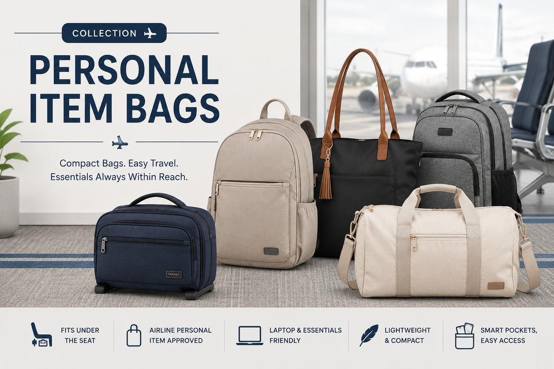 Compact personal-item bags sized for JetBlue’s 17 × 13 × 8-inch underseat limit