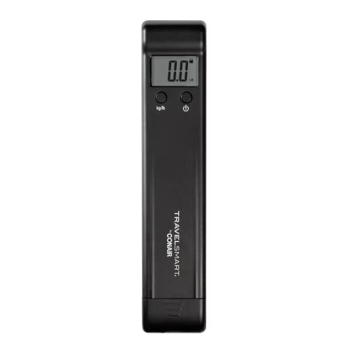 Conair Digital Luggage Scale, Luggage Weight Scale, 80lbs Scale with Overweight Alert in Black by Travel Smart