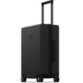 LEVEL8 Hard Shell Carry on Luggage Airline Approved, Carry-on Suitcases with Wheels, Lightweight Luminous Textured Hardside Travel Bag with Tsa Lock, 20 Inch, Black