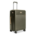Briggs & Riley 21" Global Carry On Expandable Spinner - Luggage for Travel, Suitcases with Wheels, Hardside Rolling Bag for Men & Women, Self-Repairing Zipper - Sympatico Collection, Olive