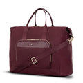 Samsonite Mobile Solution 2 Duffle Bag - Travel & Work Carry-On with Padded Laptop Sleeve, Front Organizer Pocket, Removable Crossbody Strap, StackIt™ Strap, Business & Leisure Travel Bag - Merlot