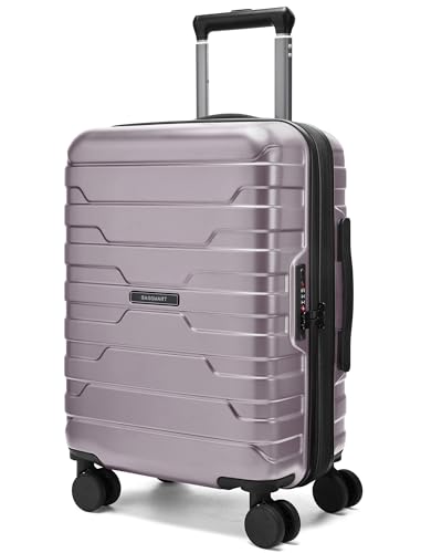 BAGSMART Expandable – Hardside Carry-On – Rose Purple for 22x14x9 carry-on luggage