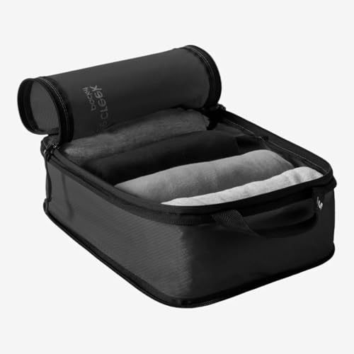 Eagle Creek Pack-It Isolate Carry-On Set - Compact Compression Cube Set for Optimizing Luggage Space - Convenient Top Handle - Internal Storage Divider - Water-Resistant - Washable - Black