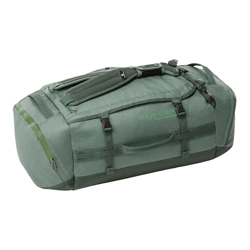 Eagle Creek Cargo Hauler Duffel Bag - Carry-On Duffel Bag for Travel - Easy Access Compartments - Lockable Zipper Opening - Water Resistant - Duck Green - 60L