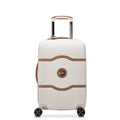 DELSEY PARIS Chatelet Air 2.0 - Hardside Carry-On Luggage 19 Inch - 360° Spinner Wheels - TSA Lock - USB Port - Lightweight Polycarbonate Travel Suitcase, Angora