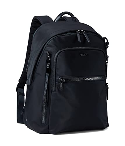 TUMI - Voyageur Halsey Backpack - Travel Backpack - For Business, Fashion, Commute - Holds Up to 14" Screens - Black & Gunmetal