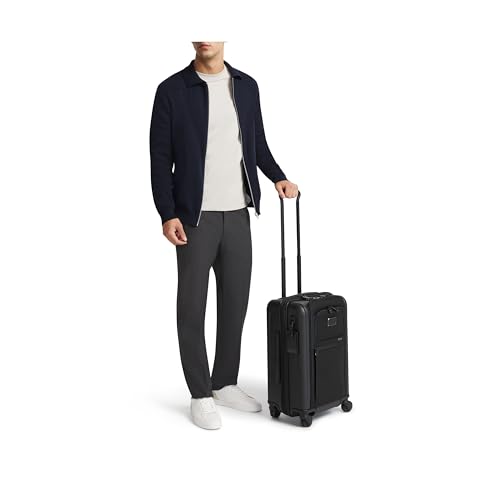 TUMI - Alpha Hybrid International Expandable 4 Wheeled Carry On - Zip Expansion Suitcase for Domestic & International Travel - Black