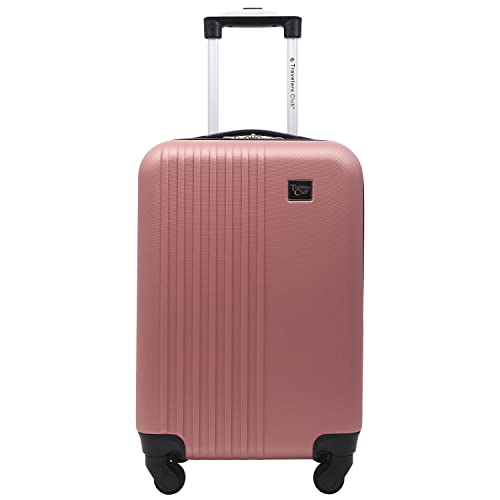 Travelers Club Cosmo Luggage, Rose Gold - 20 Inch, 20-Inch
