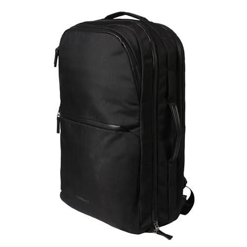 Timbuk2 Relo 25L Personal Item Backpack — Flight Approved Carry On, Clamshell, Laptop Sleeve, Waterproof Zippers, Underseat Bag, Fits 15" Laptop, Women & Men, Black
