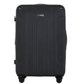 Travelers Club Chicago Plus Hardside Luggage, Black, 20" Carry-On