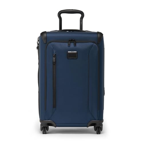 TUMI - Aerotour 4 Wheel Expandable Luggage - Men's and Women's Lightweight Business and Leisure Travel Suitcase - 21.75" Expandable Carry-On, Navy