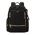 TUMI - Voyageur Celina Backpack - Women's Work and Travel Bag - 16.0" X 10.6" X 6.5" - Holds Up to 16" Laptop - Black & Gold Hardware