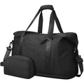 Expandable Travel Duffle Bag, Waterproof Weekender Overnight Bags for Women Men Hospital Bag for Women Labor Delivery Carry on Bag with Toiletry Bag for Travel Gym Airplanes(Black, X-Large)