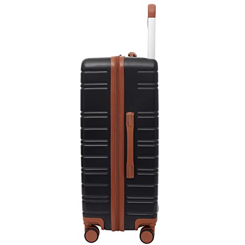 Travelers Club 2PC or 20" Navigate Luggage Set, Black, 20" Carry-On