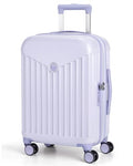BAGSMART Hardside Expandable Luggage With Spinner Wheels, PC Lightweight Carry-On Luggage Airline Approved With TSA Lock, Durable Women Travel Suitcase Carry On 20 Inch, Purple