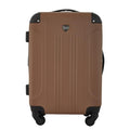 Travelers Club Chicago Hardside Expandable Spinner Luggage, Rum Caramel, 22" Carry-On