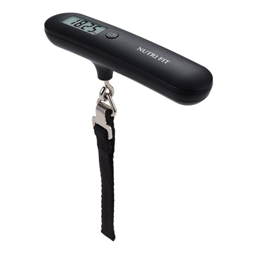 NUTRI FIT Luggage Scale Travel Digital Suitcase Weight Scale Portable 110lb