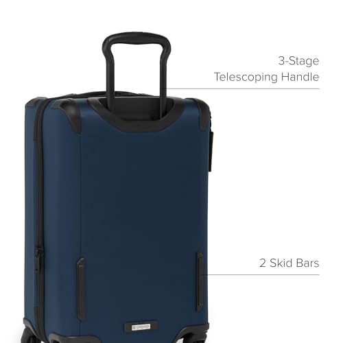 TUMI - Aerotour 4 Wheel Expandable Luggage - Men's and Women's Lightweight Business and Leisure Travel Suitcase - 21.75" Expandable Carry-On, Navy