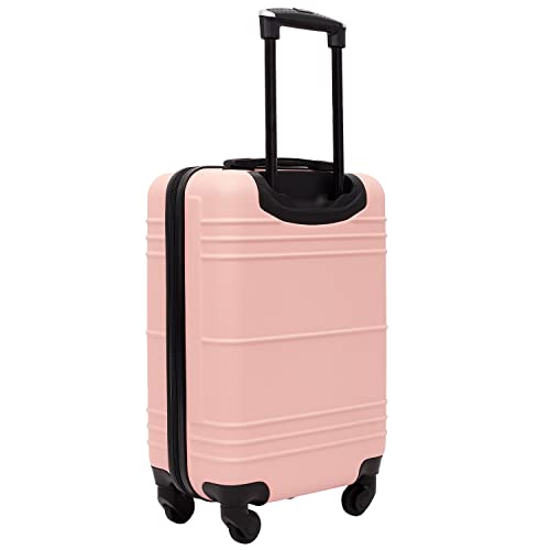 Travelers Club 22" Richmond Spinner Carry-On Luggage, Rose Gold