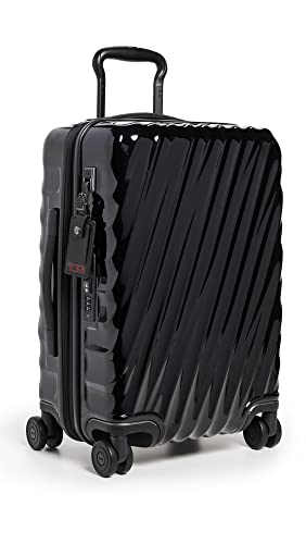 TUMI - 19 Degree Expandable Carry-On - 4-Wheeled Hard Shell Suitcase - 21.8" X 14.0" X 9.0" - Black