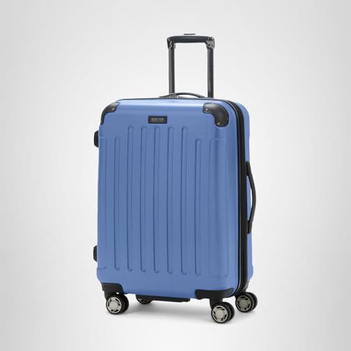 Kenneth Cole REACTION Renegade Luggage Expandable 8-Wheel Spinner Lightweight Hardside Suitcase, Periwinkle Blue, 20-Inch Carry On