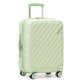 Traveler's Choice Elm 21" Carry-on Expandable Spinner Luggage Set - Set - Glossy Mint