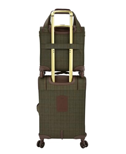 London Fog Brentwood IV 15" 4-Wheel Under the Seat Bag, Sedona Bronze