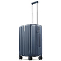 Hanke Upgraded Elite 20 Inch Carry On Luggage 22x14x9 Airline Approved,PC Hard Shell Suitcases with Wheels, TSA Lock, Explosion-Proof Zipper Suitcase for Business Travel Men & Women,Abyssal Blue