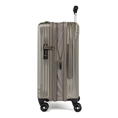 Travelpro Maxlite Air Hardside Expandable Carry on Luggage, 8 Spinner Wheels, Lightweight Hard Shell Polycarbonate Suitcase, Champagne, Carry On 20-Inch