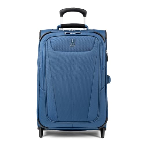 Travelpro Maxlite 5 Softside Expandable Upright 2 Wheel Carry-on Luggage, Lightweight, 21-Inch - Ensign Blue