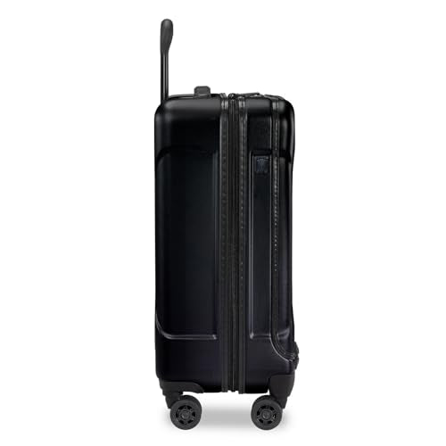 Briggs & Riley Domestic 22" Carry On Spinner - Luggage for Travel, Suitcases with Wheels, Hardside Rolling Bag for Men & Women, Self-Repairing Zipper - Torq Collection, Stealth Black