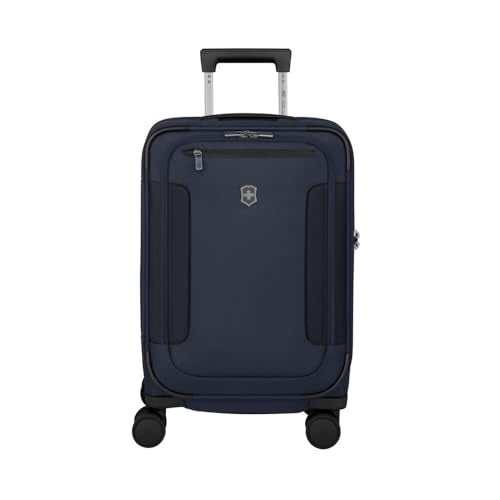 Victorinox Werks Traveler 7.0, Frequent Flyer Carry-On, 8-Wheel Softside Expandable Cabin Case, Navy Blue