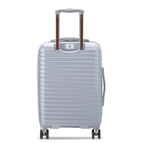 DELSEY PARIS Cruise 3.0 Hardside Expandable Luggage with Spinner Wheels, Platinum, Carry on 20 Inch