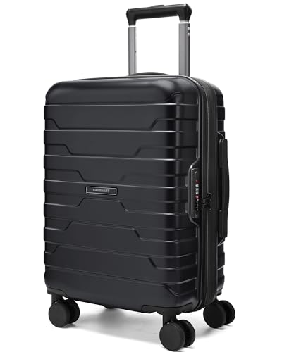 BAGSMART Expandable – Hardside Carry-On – Black for 22x14x9 carry-on luggage