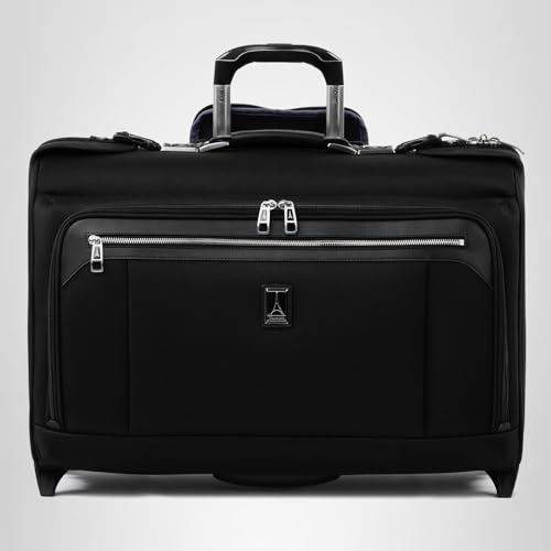 Travelpro Platinum Elite Carry-On Rolling Garment Bag, Men and Women, Shadow Black, 22-Inch