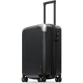 LEVEL8 Carry on Luggage Airline Approved, Hardshell Suitcases with Spinner Wheels, PC Expandable Luggage, 20 Inch, Black