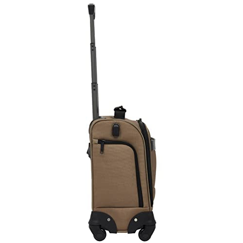 Wrangler 17" Underseat Spinner Carry-On Luggage, Mocha