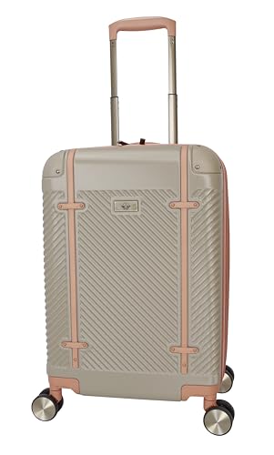 Dockers Spectra Hardside Expandable 8-Wheel Spinner Travel Carry On Luggage, 20-Inch, Timberwolf