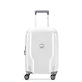 DELSEY PARIS Clavel Hardside Expandable Luggage with Spinner Wheels, White, Carry-On 19 Inch
