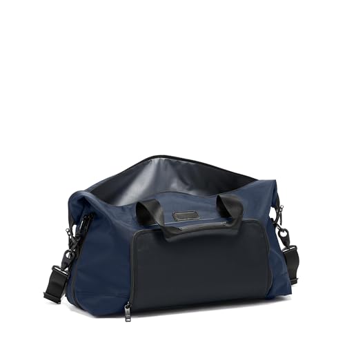 TUMI - Alpha Double Expansion Duffel - Business & Weekend Travel Duffel Bag - Designed for Durability & Functionality - Navy Blue