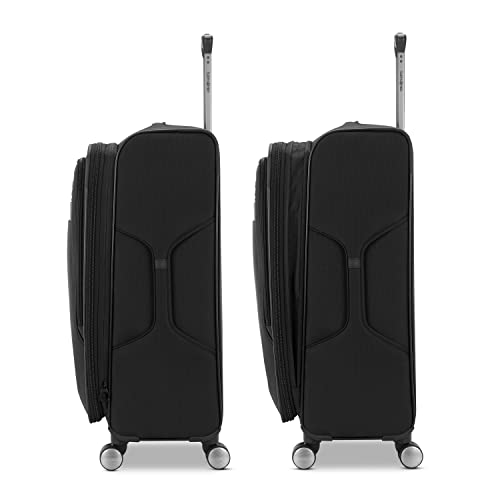 Samsonite Ascella 3.0 Softside Expandable Luggage with Spinner Wheels, CO EXP Spinner, Black