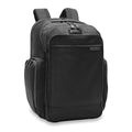 Briggs & Riley Traveler Backpack - Carry On Travel Backpack for Women & Men, Personal Item Travel Bag, Lightweight & Durable, Padded Straps, Fits up to 15" Laptop - Baseline Collection, Black