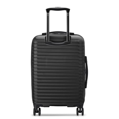 DELSEY PARIS Cruise 3.0 Hardside Expandable Luggage with Spinner Wheels, Black, Carry on 20 Inch