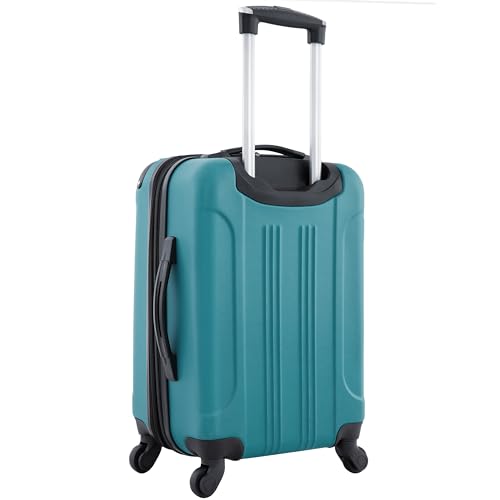 Travelers Club Chicago Hardside Expandable Spinner Luggage, Teal, 22" Carry-On