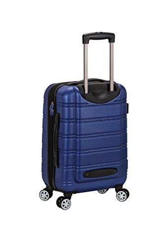 Rockland Melbourne Hardside Expandable Spinner Wheel Luggage, Carry-On 20", Blue